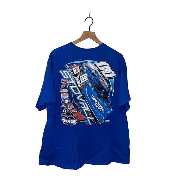 Jesse Stovall Shirt The Undertaker Drag Racing Race Blue Graphic Tee 2XL XXL - Picture 1 of 11